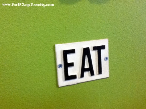eat sign